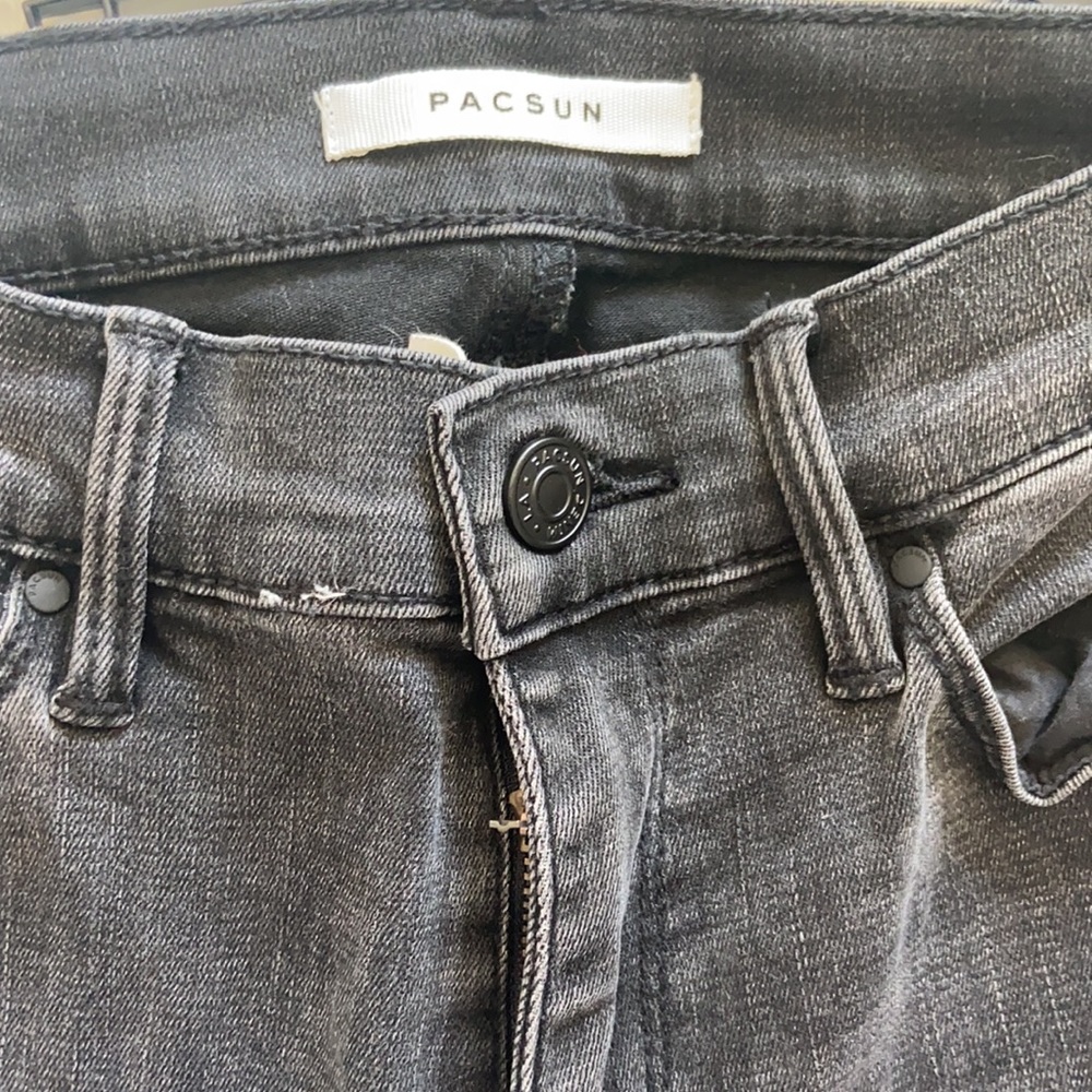 PACSUN black jeggings size 24 (barely worn) great condition - Picture 2 of 6